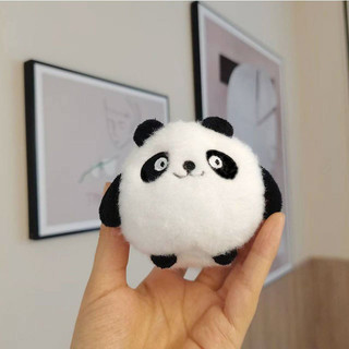 Móc khóa gấu trúc, móc khóa gấu trúc bông, xinh xắn đáng yêu
