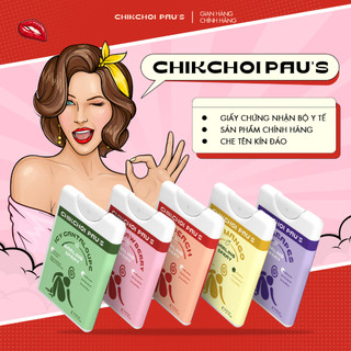 (Che tên sp) Combo xịt hôn, nước hoa vị trái cây CHIKCHOI PAU'S 20ml xịt thơm an toàn