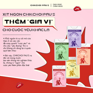 (Che tên sp) Combo xịt hôn, nước hoa vị trái cây CHIKCHOI PAU'S 20ml xịt thơm an toàn