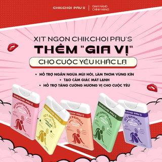 (Che tên sp) Combo xịt hôn, nước hoa vị trái cây CHIKCHOI PAU'S 20ml xịt thơm an toàn