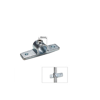 Khớp nối gang dẻo dùng cho ống thép phi 27mm không cần hàn, khớp nối thông minh ống tròn phi 27
