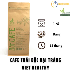 Bột Cafe Rang Viethealthy Thụt Tháo Đại Tràng Enema Coffee Thải Độc Gan Phù Hợp Người Mới