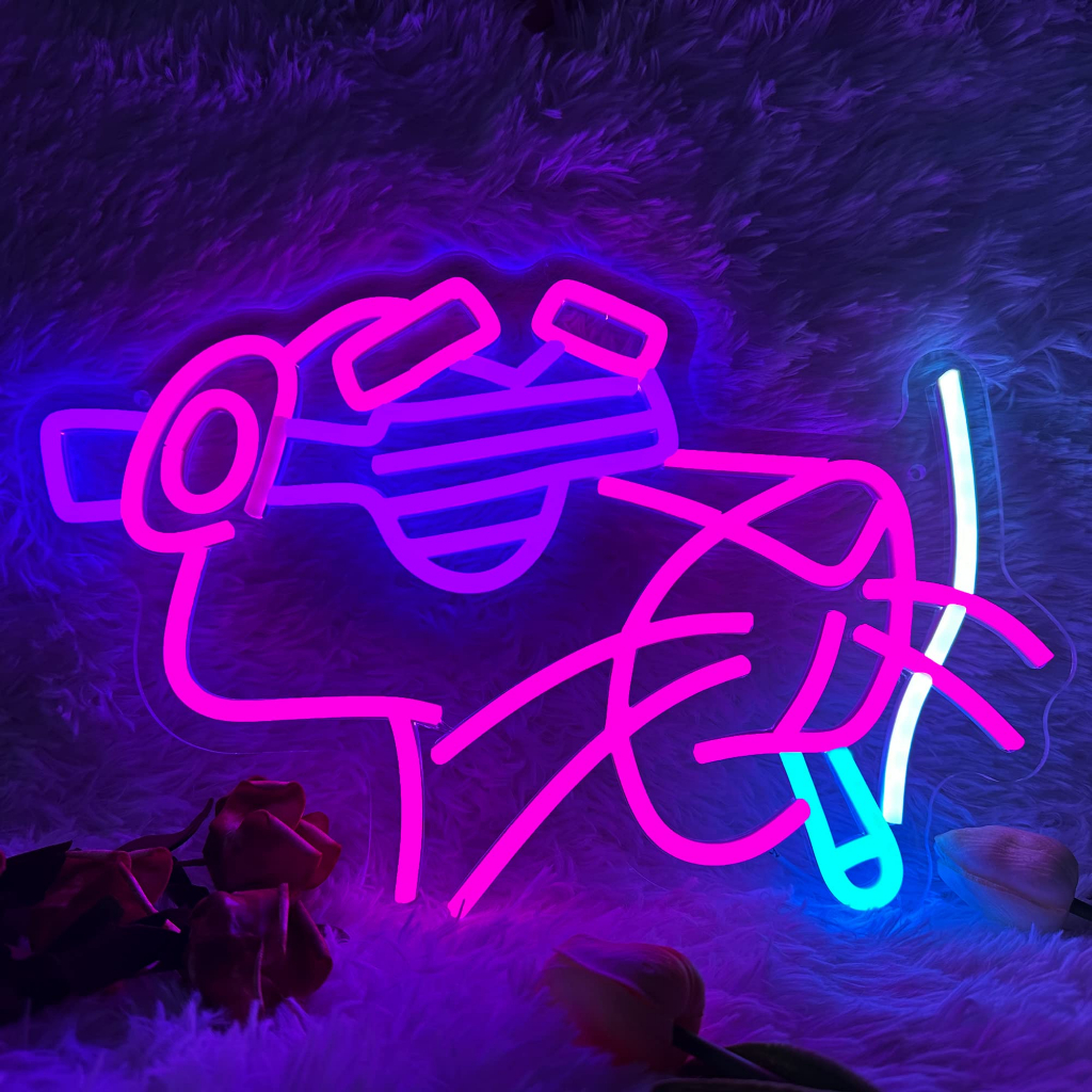 Đèn Led Neon Pokemon - Đèn Led Neon Trang Trí Phòng - Neon Sign Decor