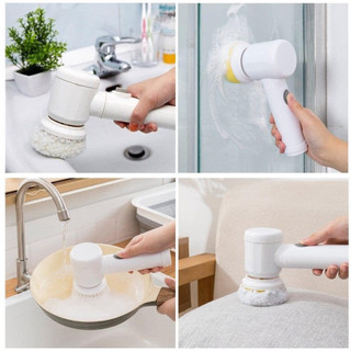 Máy Cọ Rửa Cầm Tay 5in1 - Bàn Chải Vệ Sinh Nhà Bếp Đa Năng