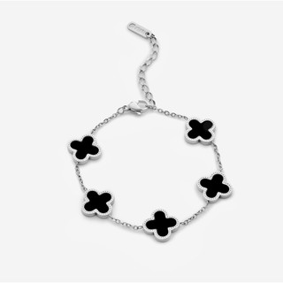 Vòng tay nữ LAMY Five Four Leaf Clovers Bracelet Silver 2026