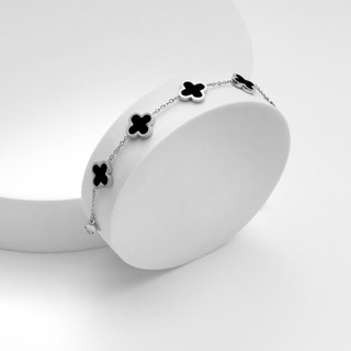 Vòng tay nữ LAMY Five Four Leaf Clovers Bracelet Silver 2026