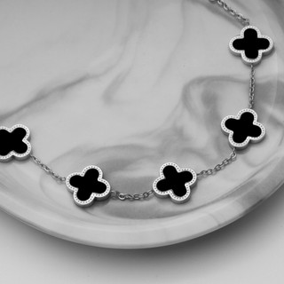 Vòng tay nữ LAMY Five Four Leaf Clovers Bracelet Silver 2026