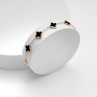 Vòng tay nữ LAMY Five Four Leaf Clovers Bracelet Silver 2026