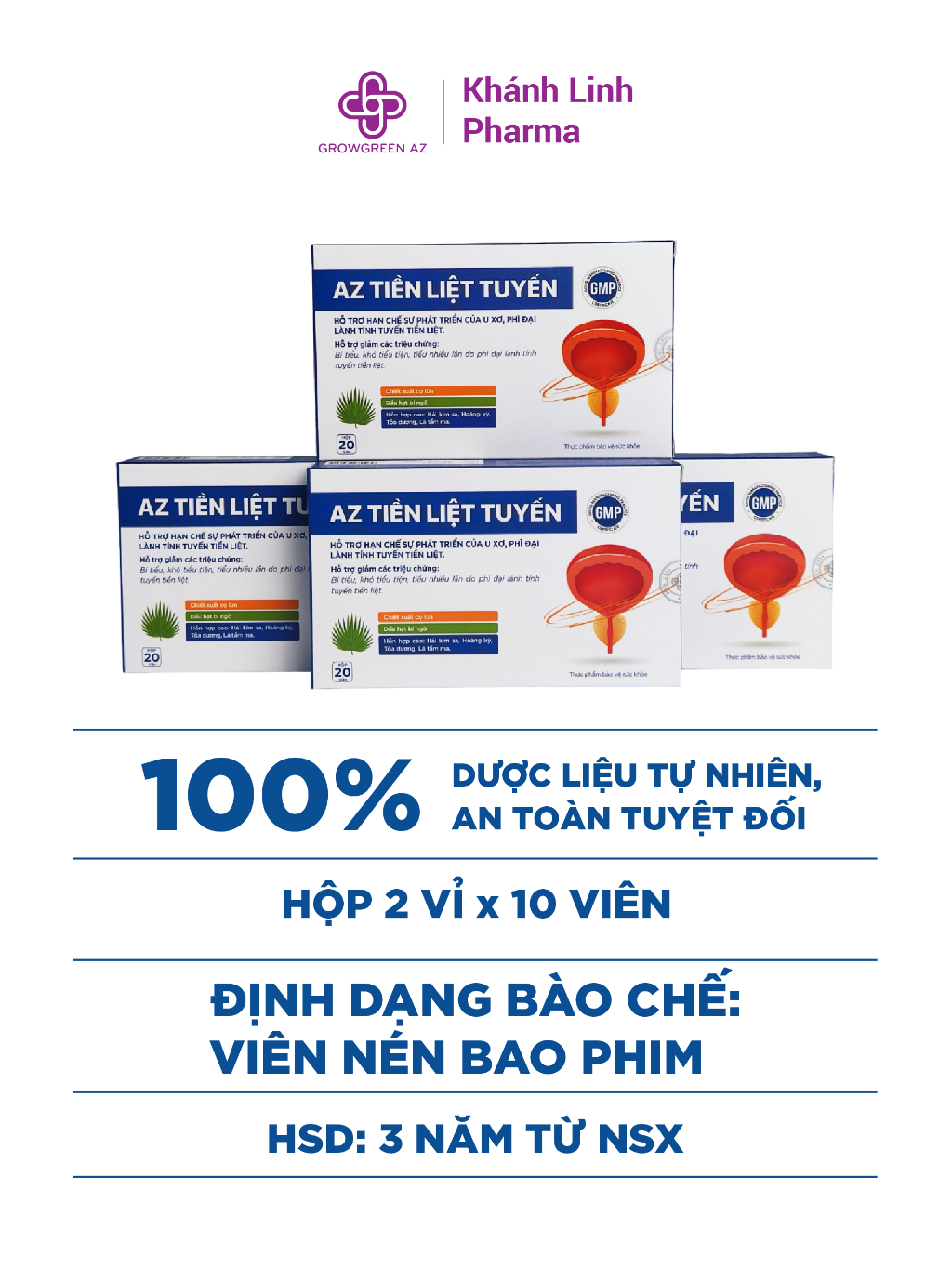 Ảnh Viên Uống Hỗ Trợ U Xơ Tuyến Tiền Liệt, Tiểu Khó, Tiều Đêm, Tiểu Nhiều Lần ở nam giới - Zlove 4