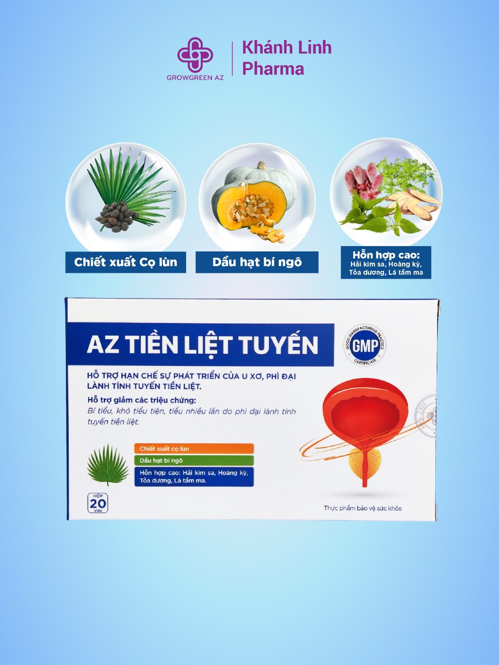 Ảnh Viên Uống Hỗ Trợ U Xơ Tuyến Tiền Liệt, Tiểu Khó, Tiều Đêm, Tiểu Nhiều Lần ở nam giới - Zlove 1