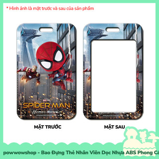 [Sẵn VN - Hỏa Tốc] Bao Đựng Thẻ Nhân Viên Nhựa ABS Phong Cách Nhân Vật Siêu Anh Hùng Superheroes Real Art Chibi