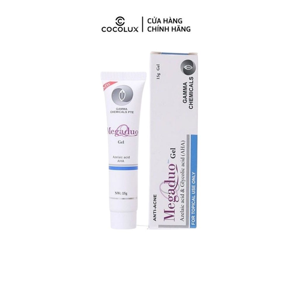 Gel Giảm Mụn Ẩn Và Thâm Trứng Cá, Giảm Sưng Viêm Gamma Megaduo Gel 15g