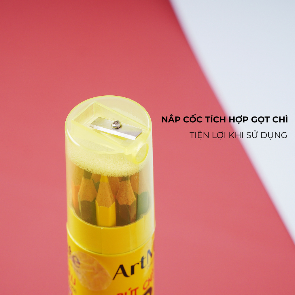 Chì Màu CLASSMATE Chất Liệu Cao Cấp Cho Bé Tập Tô, Có Sẵn Gọt Chì, Ống 12/8/24 Màu CL-CL201/CL202/CL203