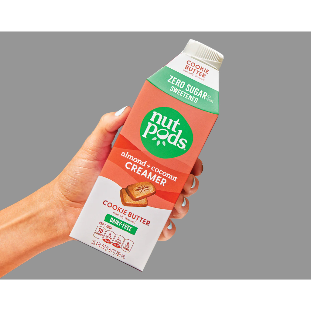 KEM SỮA LỎNG nutpods COOKIES BUTTER DairyFree Creamer, ĂN KIÊNG