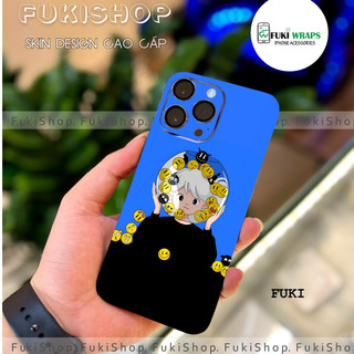 Tấm dán Skin Mặt Sau Boy Emotion FULL VIỀN 14 pro max , 13 pro max ,12 pro max , 11 pro max , xs max - FukiShop