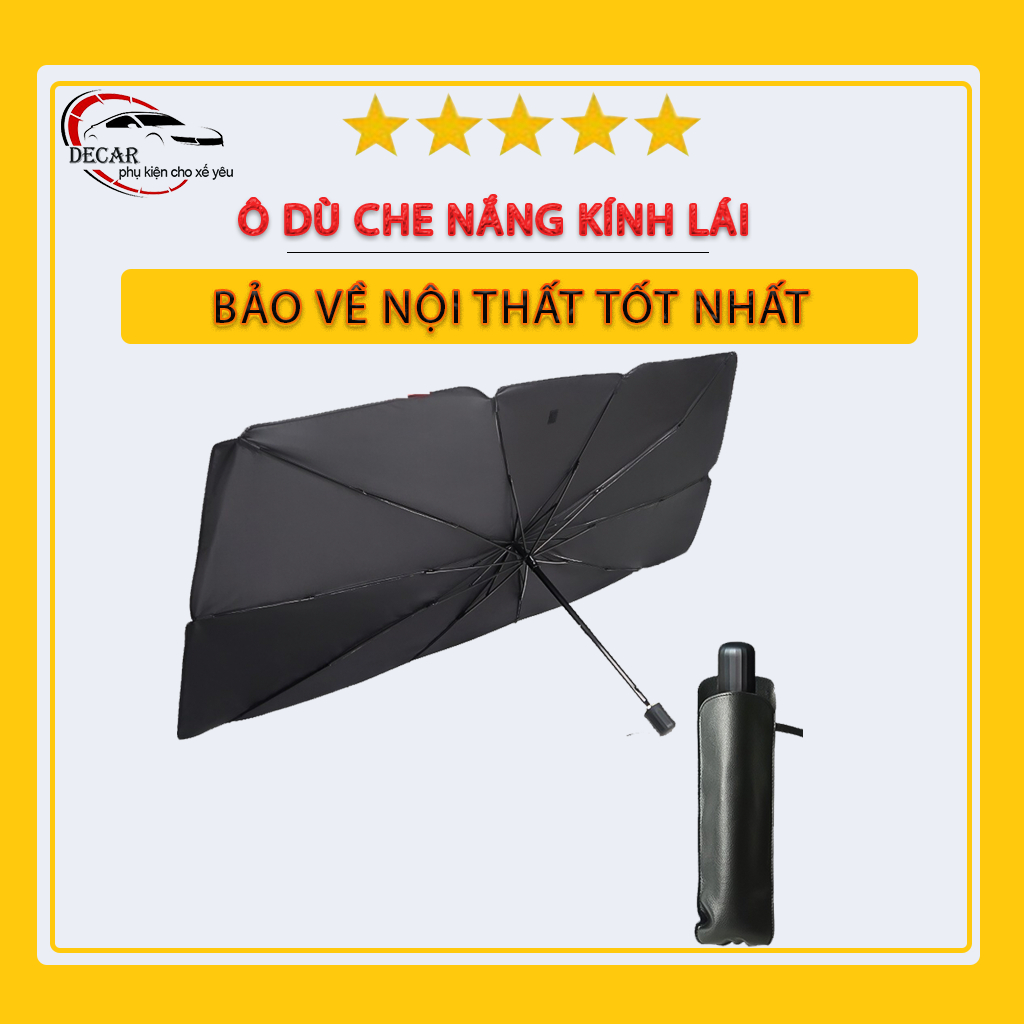 Ô che nắng kính trước xe ô tô, Bạt che nắng kính lái xe hơi bảo vệ nội thất ô tô chống nắng, chống tia UV hiệu quả