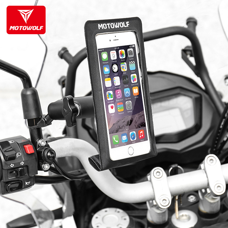 Giá đỡ điện thoại chống nước MOTOWOLF - chính hãng