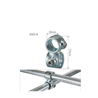 Khớp nối gang dẻo dùng cho ống thép phi 27mm không cần hàn, khớp nối thông minh ống tròn phi 27