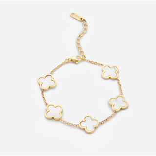 Vòng tay nữ LAMY Five Four Leaf Clovers Bracelet Gold 2026