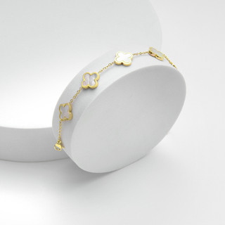 Vòng tay nữ LAMY Five Four Leaf Clovers Bracelet Gold 2026