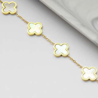 Vòng tay nữ LAMY Five Four Leaf Clovers Bracelet Gold 2026