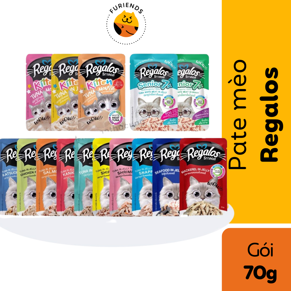 [HOẢ TỐC] Thức ăn ướt/ pate cho mèo Regalos - Furiends official Store ...