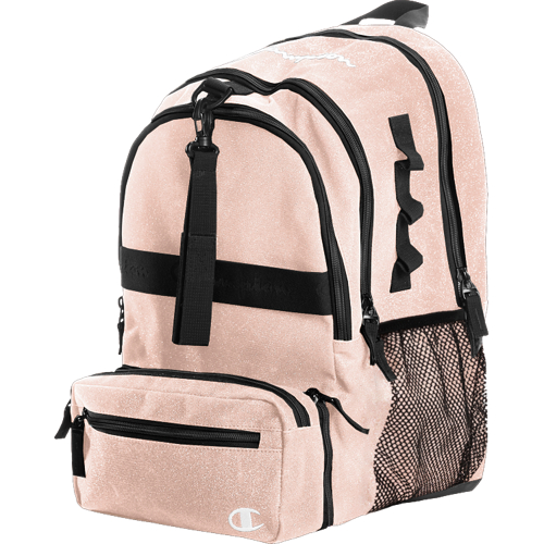 Champion Squad Glitter Backpack Balo thể thao Black Glitter/Black