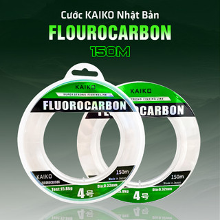 Cước TRỤC KAIKO FLUROCARBON 150m Dây Câu Cá Tải Trọng Lớn Dùng Làm Dây Trục Dây Leader