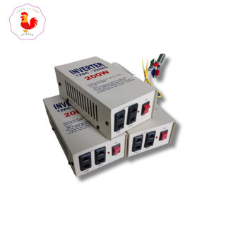 Bộ chuyển điện bình 12V lên 220v 200W chạy quạt