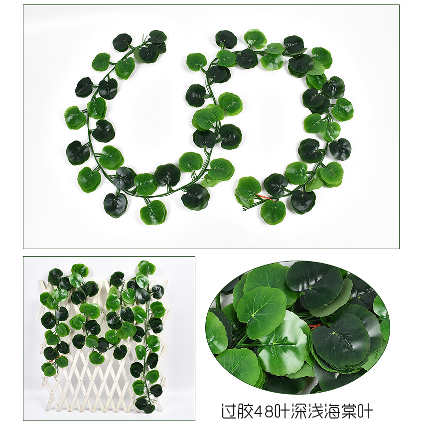Dây leo trang trí giàn cây hoa giả - nhiều loại đa dạng dây nho , thường xuân, dưa hấu , lá phong đỏ, rau má