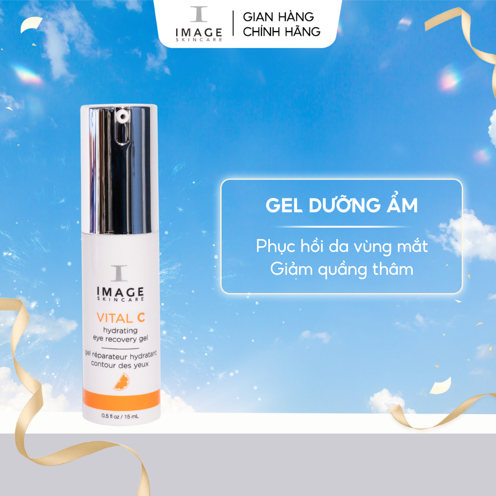 Ảnh Kem Dưỡng Mắt Giảm Thâm Quầng, Nếp Nhăn Và Chống Oxy Hóa IMAGE Skincare Vital C Hydrating Eye Recovery Gel 15ml 4