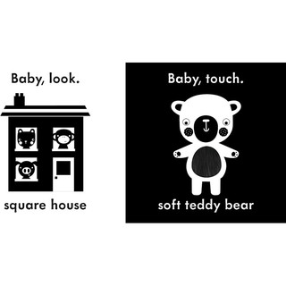 Sách Vải Đen Trắng Kích Thích Thị Xúc Giác Cho Bé - Baby Touch My First Book