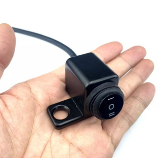 Công tắc bật tắt đèn 3 chế độ Domino gắn chân gương cho đèn bi cầu 2 màu chống nước cao câp BẬT TẮT BẬT