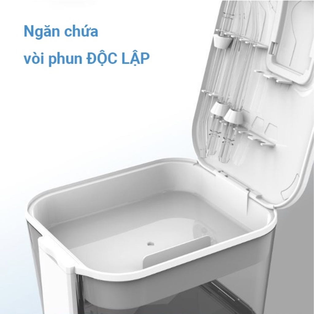 Máy tăm nước gia đình Mocato waterpik M810 10 chế độ chăm sóc răng miệng cho 5 người giữ sạch hơi thở và bảo vệ men răng