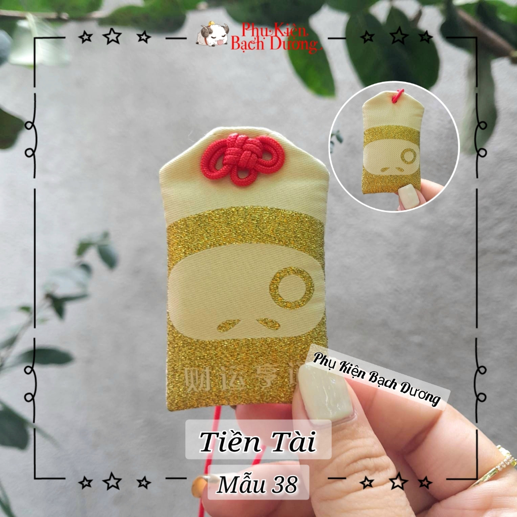 Túi Phước Yushou Tài Vận Hanh Thông Mẫu 38 - Kiểu Omamori Nhật, Có sẵn, Quà tặng ý nghĩa.