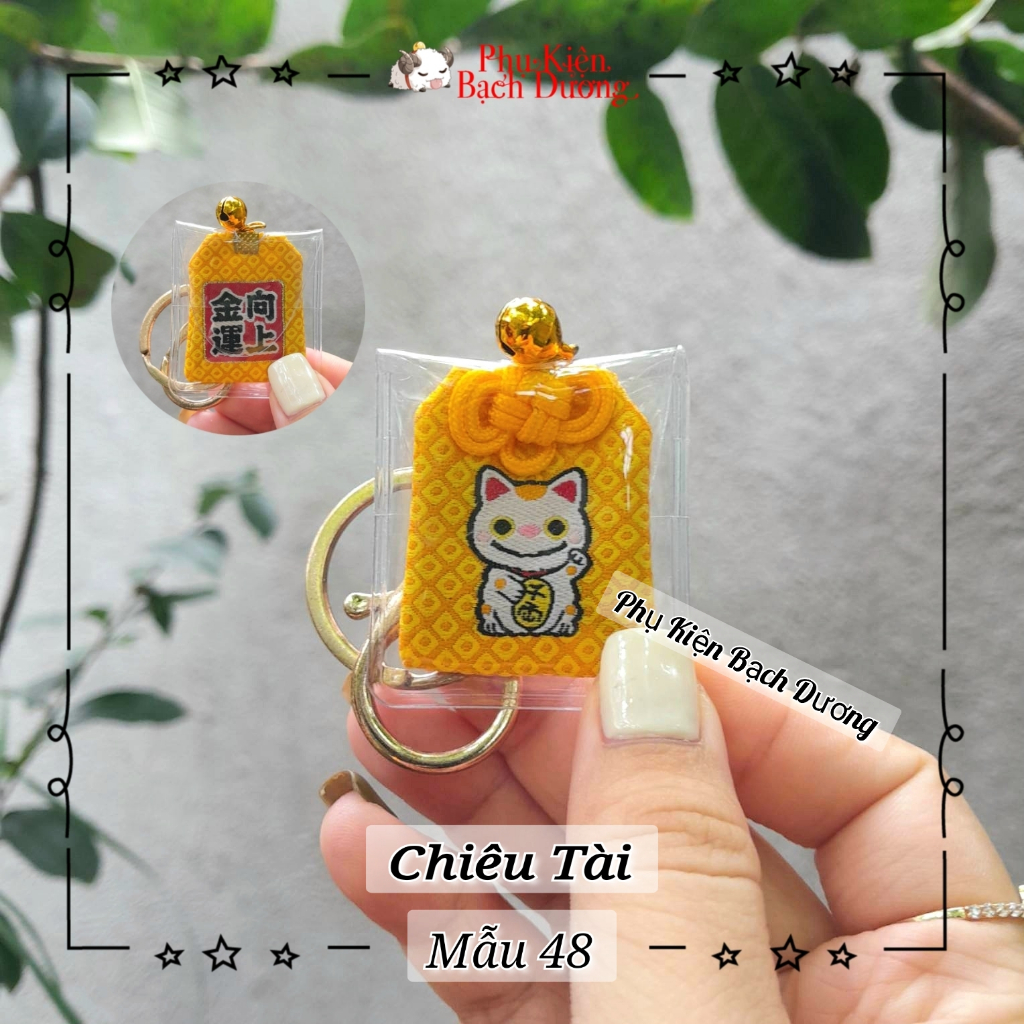 Túi Phước Yushou Tài Vận Mẫu 48 - Kiểu Omamori Nhật, Có sẵn, Quà tặng ý nghĩa.