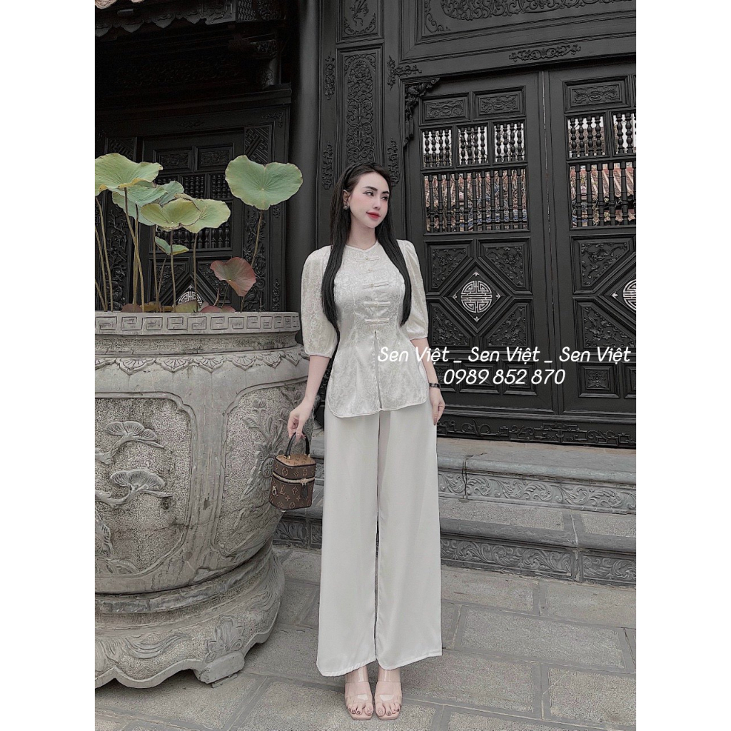 M500 3608 - Set bà ba lụa tằm 2 da main image 0