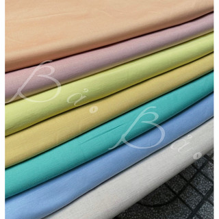 Vải Linen Ướt Thớ Gỗ Màu Pastel Mềm Mướt Rũ Khổ 1m35