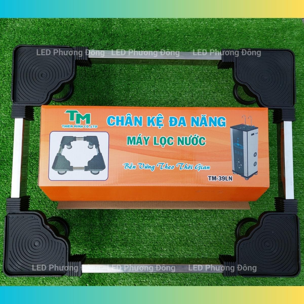Chân đế - chân kệ máy lọc nước, loa kéo, tủ lạnh mini INOX cao cấp [BẢO HÀNH 2 NĂM]
