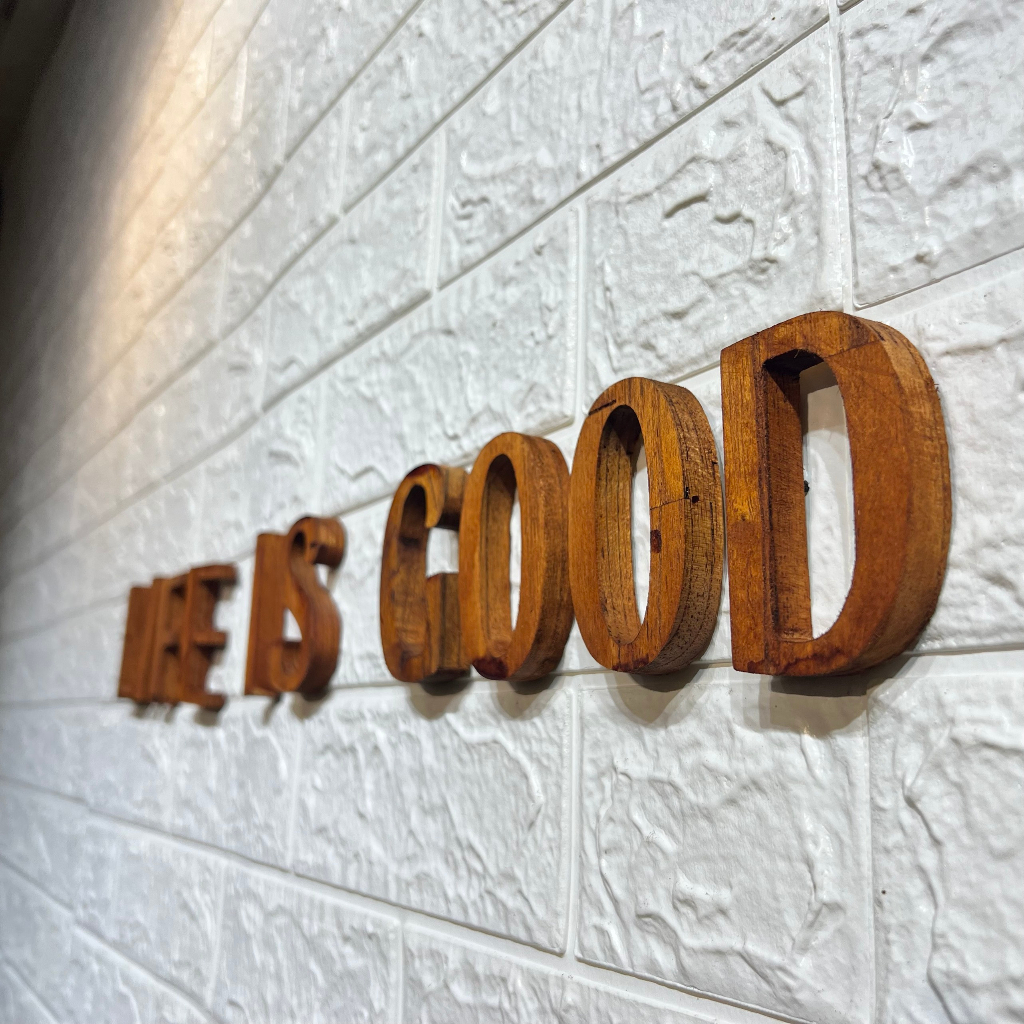 Chữ Gỗ Decor, Chữ Gỗ Trang Trí Tường,Chữ Dán Tường Trang Trí Quán, Nhà ...