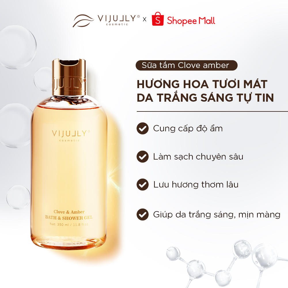 Ảnh Sữa tắm Dưỡng da hương nước hoa Vi Jully 350ml (Clove & Amber) 1