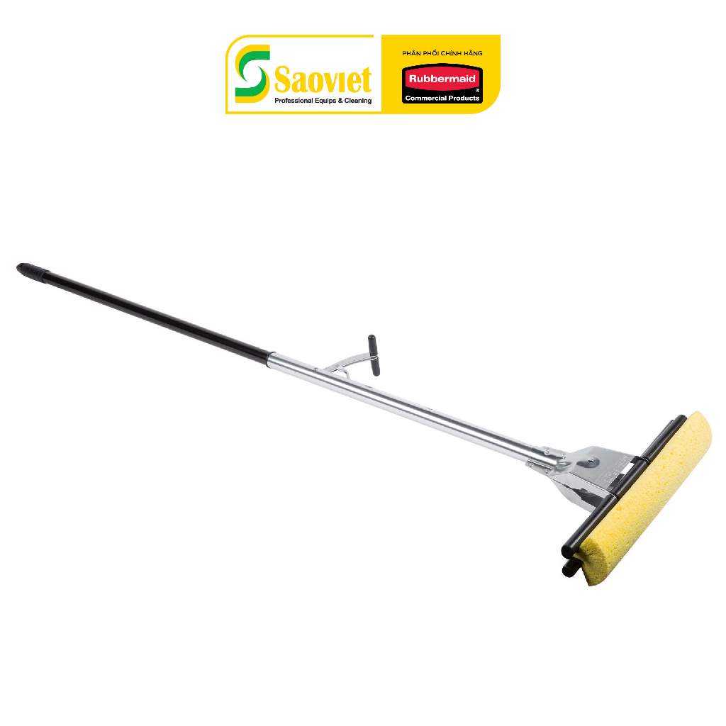 Bộ cây lau Rubbermaid cán kim loại, bàn lau 30 cm - bọt biển thấm nước cực tốt - FG643500BRNZ | BigBuy360 - bigbuy360.vn