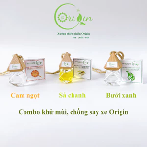 COMBO khử mùi, chống say xe, làm sạch không khí gia đình Origin
