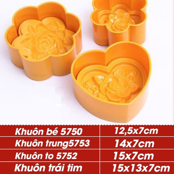 Khuôn xôi khuôn bánh trung thu bánh rau câu mẫu đẹp sắc nét