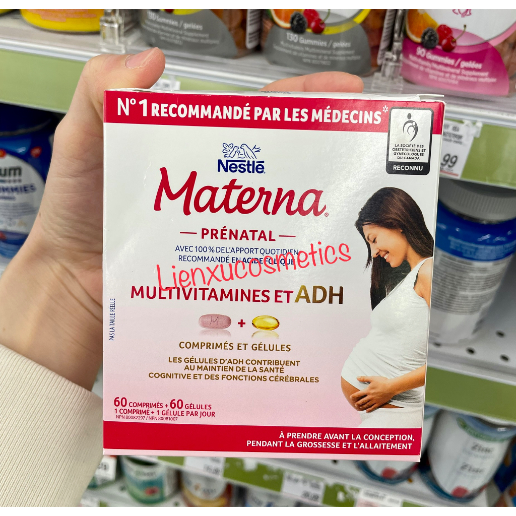 [T4/2024]Viên uống bà bầu Materna Prenatal Multivitamins & DHA của