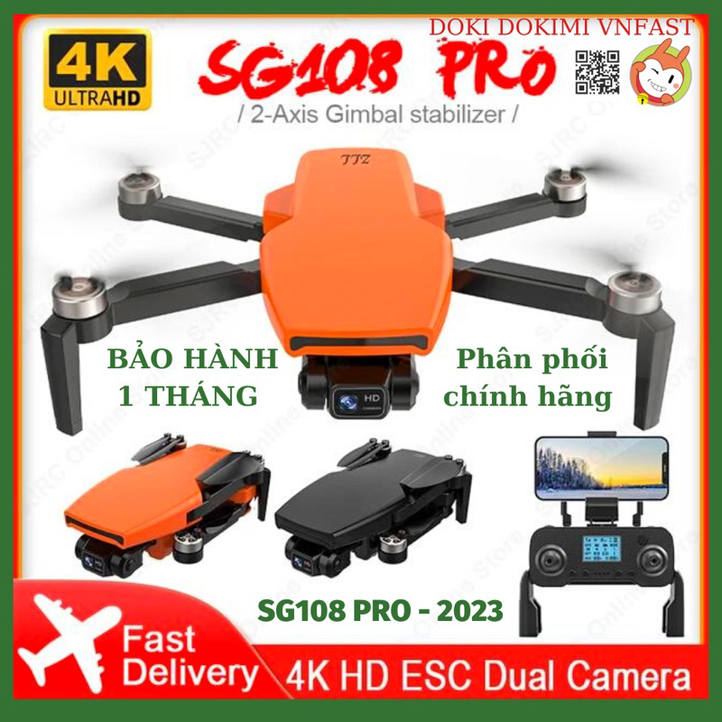 Flycam ZLL SG108 PRO 2023 - Sg108 Pro - có khe thẻ nhớ - gimbal 2 trục 4K -  Remote LCD - Chính hãng - Bh 1T | Shopee Việt Nam