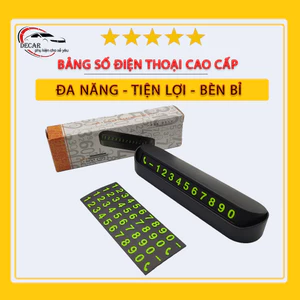 Bảng Số Điện Thoại Đặt Taplo Ô Tô - Hiển Thị SĐT Cho Người Lạ Liên Hệ Khi Có Việc