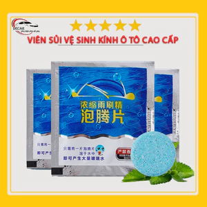 Viên sủi rửa kính xe ô tô lau kính, chùi kính siêu sạch chuyên dụng , vien sui rua kinh oto tiện ích dễ sử dụng