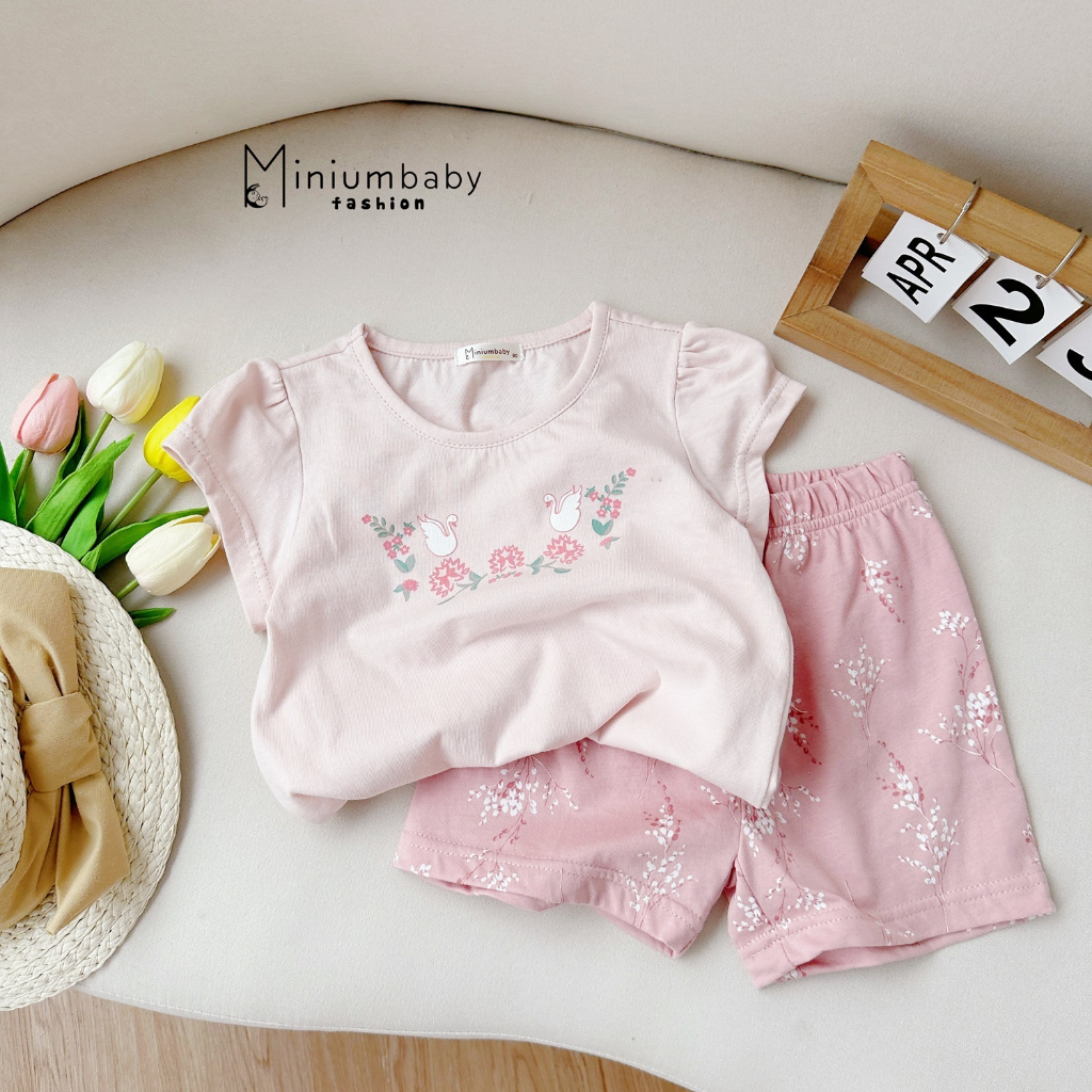 Sale các set quần áo cho trẻ em bé trai, gái mùa hè thu đông size 80 Miniumbabyfashion