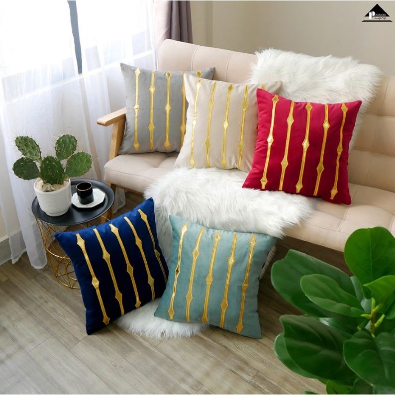 Vỏ Gối Tựa Lưng Sofa Nhung Hà Lan Cao Cấp Sang Trọng